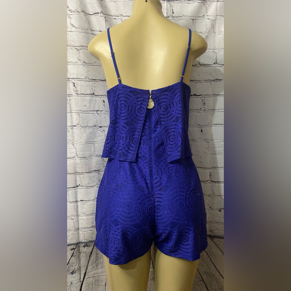 Lilly Pulitzer Blue Lace Jumpsuit - Picture 7 of 7